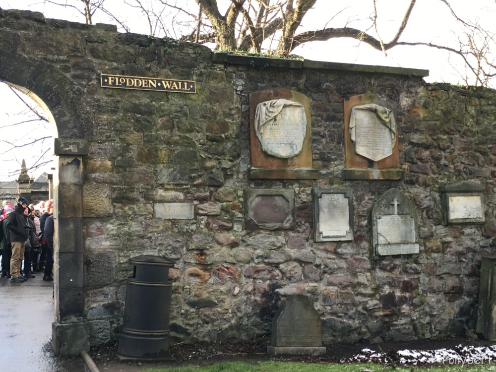 Flodden Wall in Greyfriars Kirkyard @Edinburgh, Scotland
