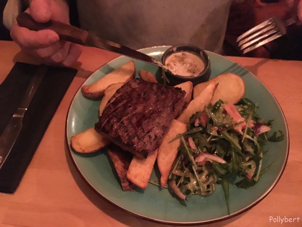 steak and fries @Lebowskis Edinburgh
