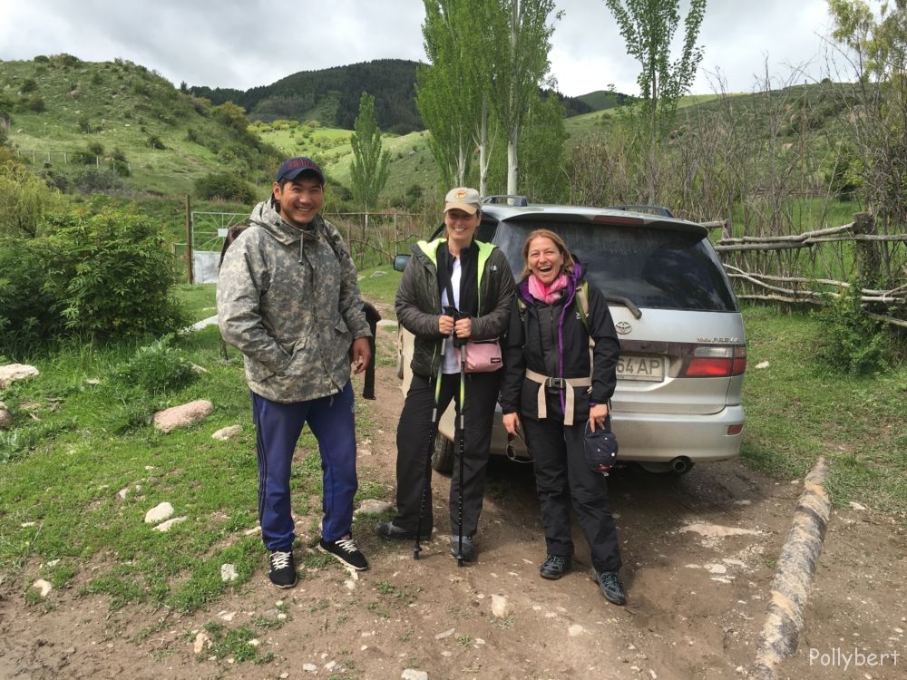start of the trek to Altyn Arashan