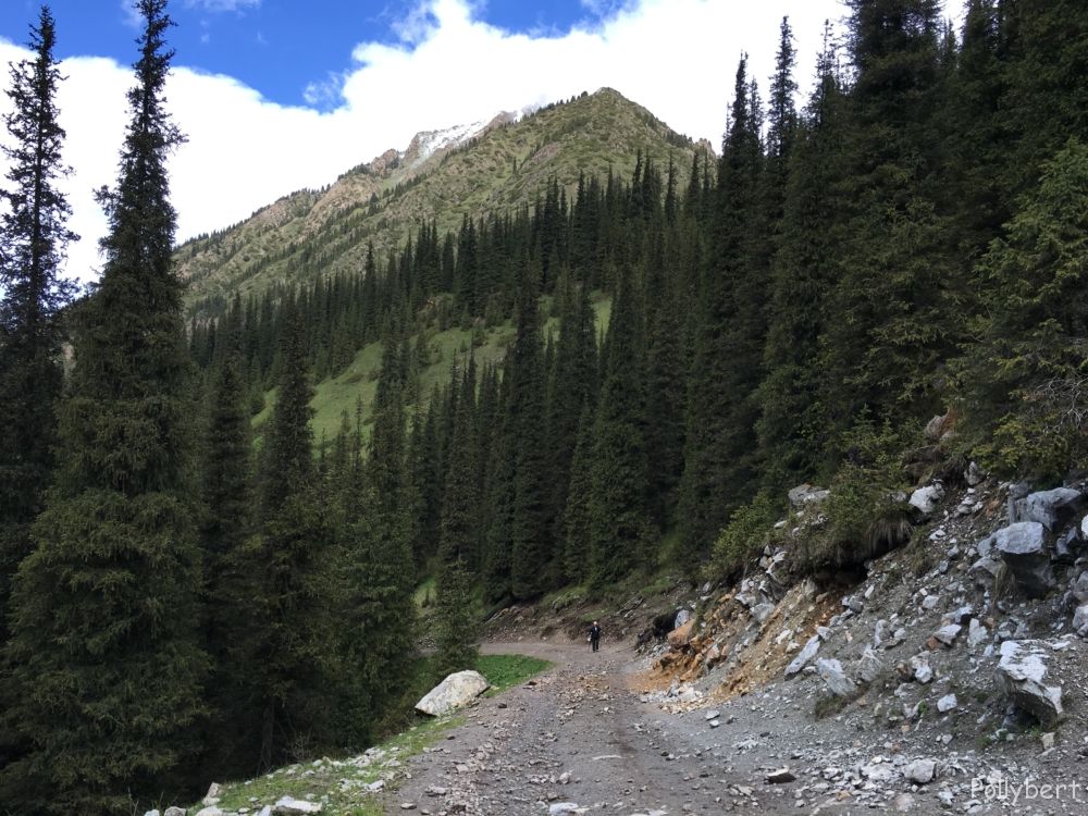 on the way to Altyn Arashan