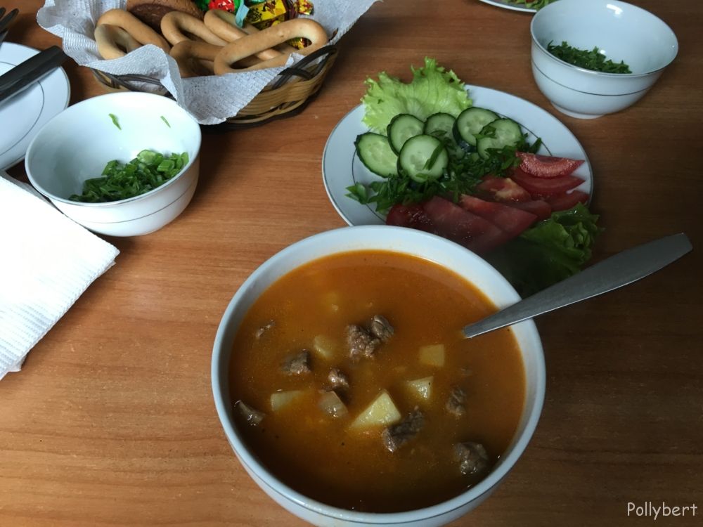 lunch in Altyn Arashan