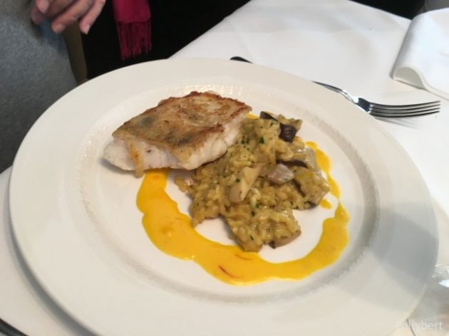 pikeperch with porcini risotto @Eckel