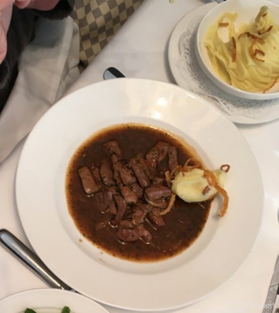 roasted liver with mashed potatoes @Eckel