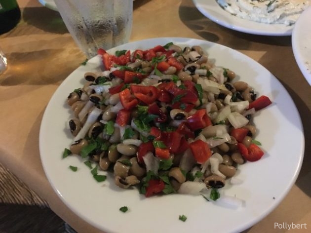 black eyed bean salad @Paros