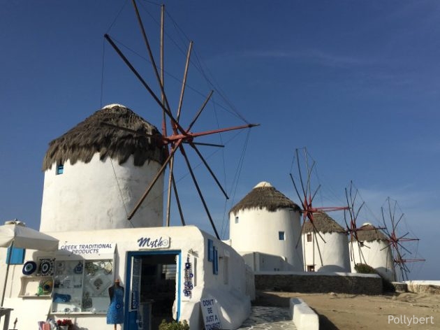 the windmills of Mykonos