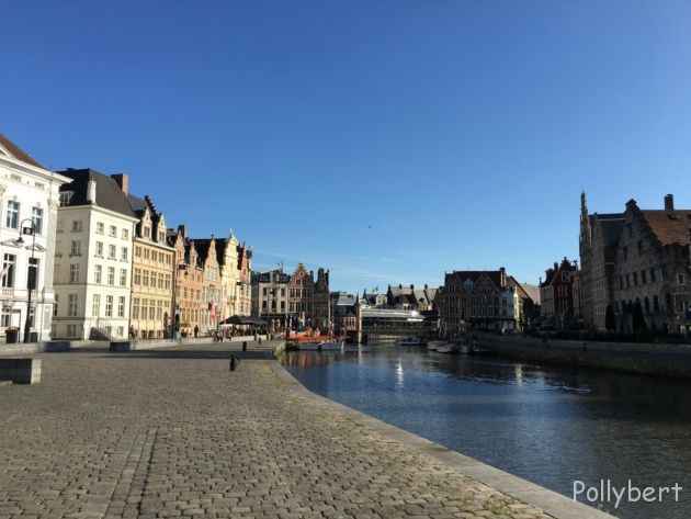 empty streets on Sunday morning @Ghent