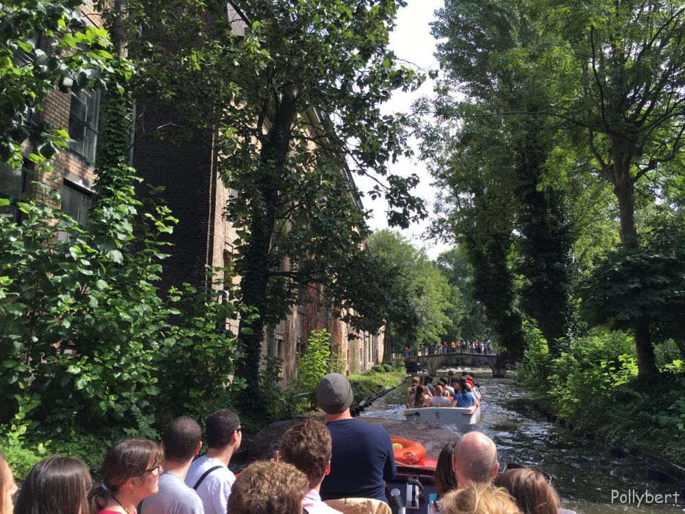 on the canals of Bruges