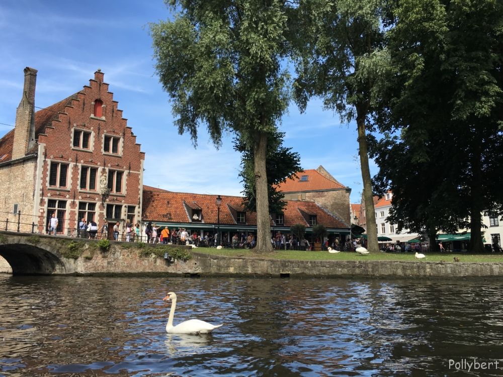on the canals of Bruges